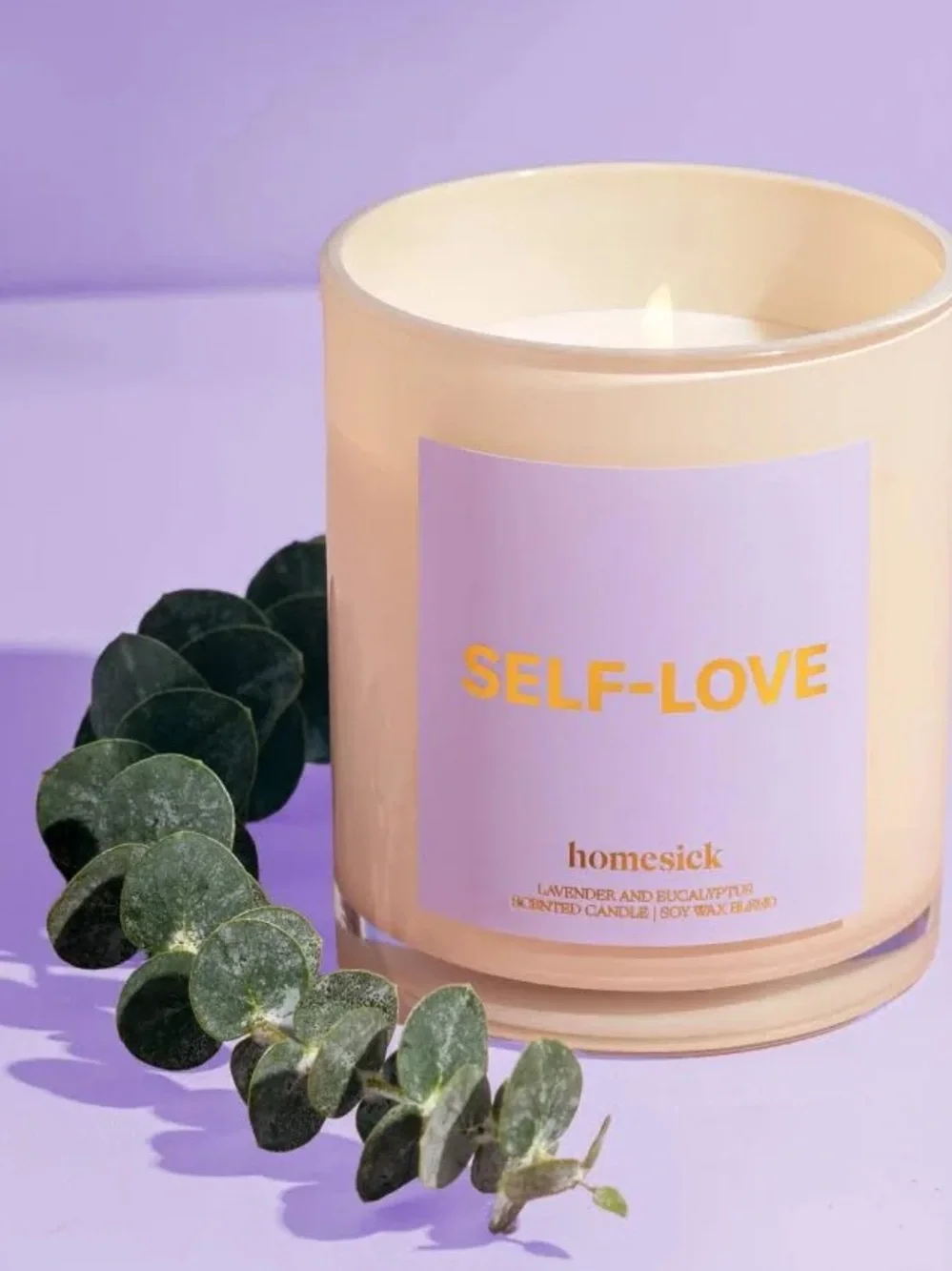 Homesick Scented Candles For Home in Self-Love 7.5 oz Natural Soy Wax Blend